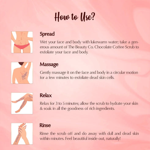 the beauty co Sugar Coffee Scrub For Face and Body | Detoxifying